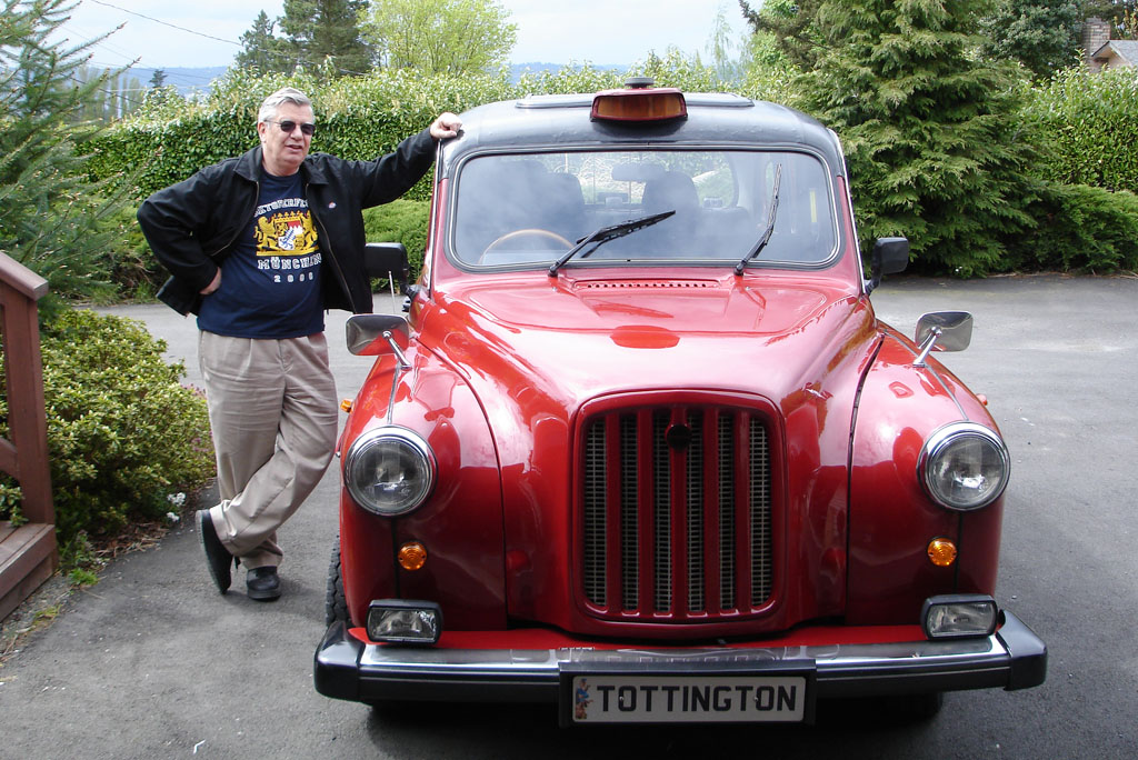Bill McKivor and his FX4S British taxi