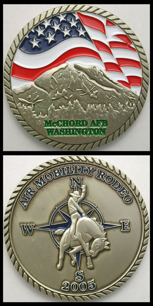 McChord AFB Air Mobility Rodeo challenge coin - 2005
