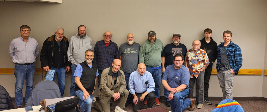 Seattle Coin Club January 2023 meeting group photo