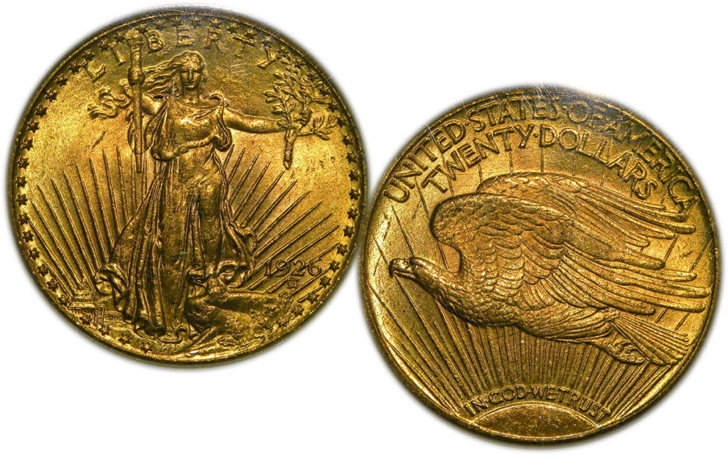 1926 Saint-Gaudens $20 gold piece